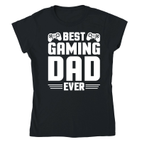 Product Best Gaming Dad Ever Classic Womens Crewneck T-shirt