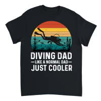 Product Diving Dad Like a Normal Dad Just Cooler Unisex T-Shirt