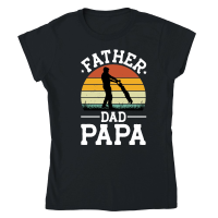 Product Father Dad Papa Classic Womens Crewneck T-shirt