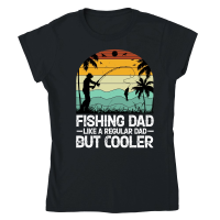 Product Fishing Dad Like A Regular Dad But Cooler Classic Womens Crewneck T-shirt