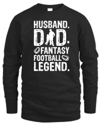 Product Husband Dad Fantasy Football Legend Unisex Sweatshirt