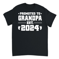 Product Promoted to Grandpa Est 2024 Unisex T-Shirt