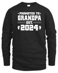 Product Promoted to Grandpa Est 2024 Unisex Sweatshirt