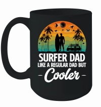 Product Surfer Dad Like A Regular Dad But Cooler Mug