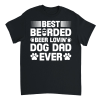 Product Best Bearded Beer Lovin' Dog Dad Ever Unisex T-Shirt