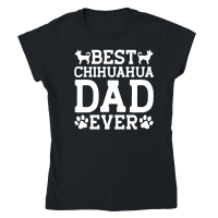 Product Best Chihuahua Dad Ever Classic Womens Crewneck T-shirt