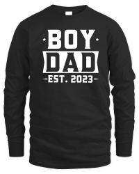 Product Boy Dad Est 2023 Unisex Sweatshirt