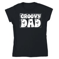 Product Groovy Dad Classic Womens Crewneck T-shirt