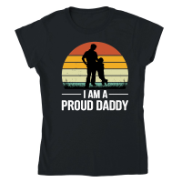 Product I Am A Proud Daddy Classic Womens Crewneck T-shirt