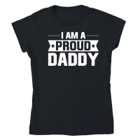 Product I Am A Proud Daddy Classic Womens Crewneck T-shirt