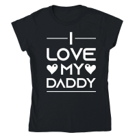 Product I love my daddy Classic Womens Crewneck T-shirt