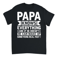 Product Papa Knows Everything Unisex T-Shirt