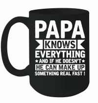 Product Papa Knows Everything Mug