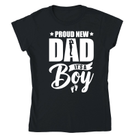 Product Proud New Dad Its A Boy Classic Womens Crewneck T-shirt