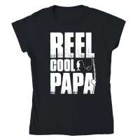 Product Reel Cool Papa Fishing Papa Classic Womens Crewneck T-shirt
