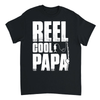 Product Reel Cool Papa Fishing Papa Unisex T-Shirt