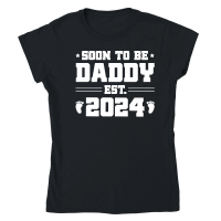 Product Soon to be Daddy 2024 Dad Classic Womens Crewneck T-shirt