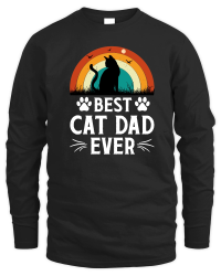 Product Best Cat Dad Ever Unisex Sweatshirt