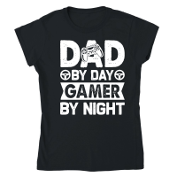Product Dad By Day Gamer By Night Classic Womens Crewneck T-shirt