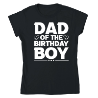 Product Dad Of The Birthday Boy Classic Womens Crewneck T-shirt