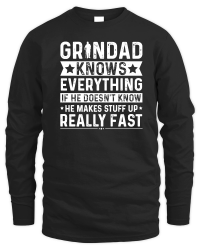 Product Grandad Know Everything Grandpa Unisex Sweatshirt