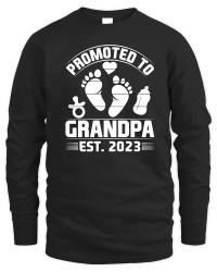 Product Promoted to Grandpa Est 2023 Unisex Sweatshirt