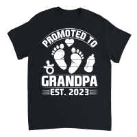 Product Promoted to Grandpa Est 2023 Unisex T-Shirt