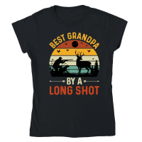Product Best Grandpa By a Long Shot Hunting Classic Womens Crewneck T-shirt
