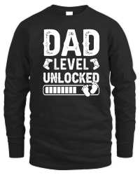 Product Dad Level Unlocked Unisex Sweatshirt