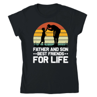 Product Father And Son Best Friends For Life Classic Womens Crewneck T-shirt