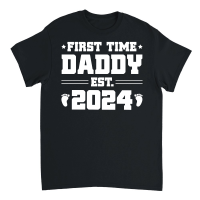 Product First Time Daddy Est 2024 Unisex T-Shirt