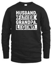 Product Husband Father Grandpa Legend Unisex Sweatshirt