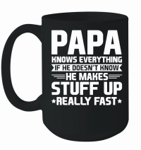 Product Papa Knows Everything Mug