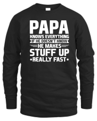 Product Papa Knows Everything Unisex Sweatshirt