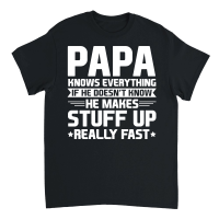Product Papa Knows Everything Unisex T-Shirt