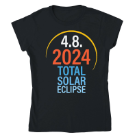 Product Total Solar Eclipse Totality April 8 , 2024 Classic Womens Crewneck T-shirt