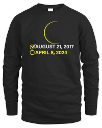 Product Eclipse Checklist Total Solar Eclipse April 8 2024 Eclipse Unisex Sweatshirt