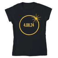 Product America Totality Spring 4.08.24 Total Solar Eclipse 2024 2 Classic Womens Crewneck T-shirt