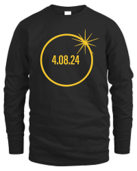 Product America Totality Spring 4.08.24 Total Solar Eclipse 2024 2 Unisex Sweatshirt