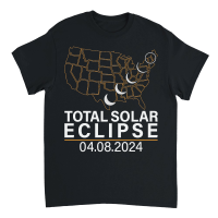 Product America Totality Spring 4.08.24 Total Solar Eclipse 2024 Unisex T-Shirt