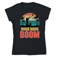 Product Duck Duck Boom Hunting Classic Womens Crewneck T-shirt
