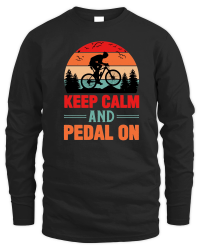 Product Keep Calm And Pedal On Cycling Unisex Sweatshirt