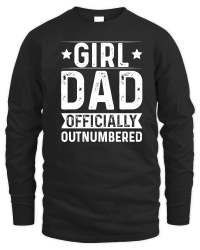 Product Girl Dad Officially Outnumbered Unisex Sweatshirt