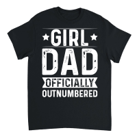 Product Girl Dad Officially Outnumbered Unisex T-Shirt
