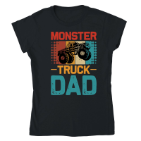 Product Monster Truck Dad Classic Womens Crewneck T-shirt