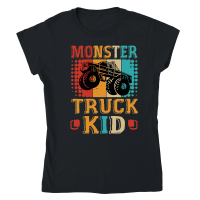 Product Monster Truck Kid Classic Womens Crewneck T-shirt