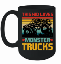 Product This Kid Loves Monster Trucks Mug