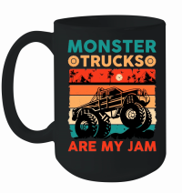 Product Monster Truck Are My Jam Mug
