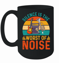 Product Silence is the Worst of Noise Music Mug