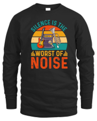 Product Silence is the Worst of Noise Music Unisex Sweatshirt